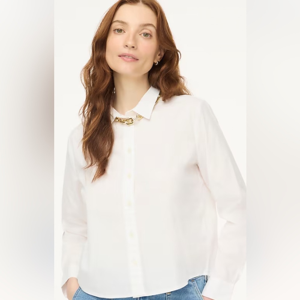 J. Crew White Women's Top